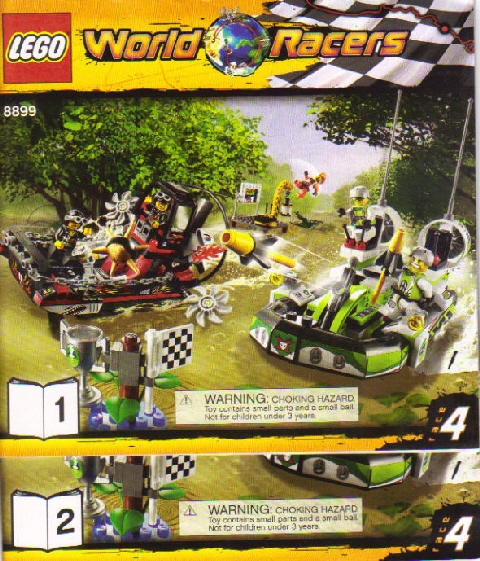 8899 Gator Swamp (Certified) LEGO World Racers product image 2, provided for visual reference and product detail review