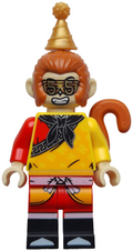 Monkey King - Yellow Robe, Black Bandana, Pearl Gold Party Hat (mk157) product image 1, provided for visual reference and