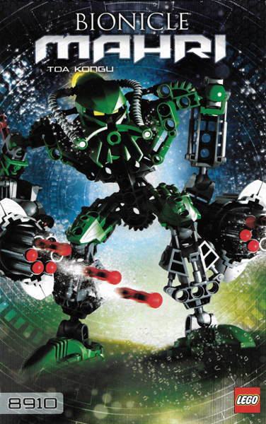 8910 Toa Kongu (Certified) LEGO BIONICLE product image 2, provided for visual reference and product detail review