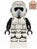 Imperial Scout Trooper - Male, Dual Molded Helmet, Light Nougat Head, Scowl (sw1007) product image 1, provided for visual