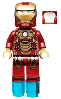Iron Man - Mark 42 Armor, White Head, Foot Repulsors (sh0072a) product image 1, provided for visual reference and product