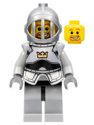 Fantasy Era - Crown Knight Plain with Breastplate, Grille Helmet, Beard Around Mouth (cas380) product image 1, provided for