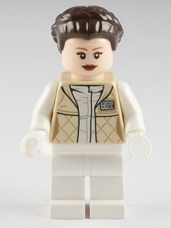 Princess Leia - Hoth Outfit, Tan Jacket, Braided Hair (sw0346) product image 1, provided for visual reference and product