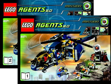 8971 Aerial Defense Unit (Certified) LEGO Agents product image 2, provided for visual reference and product detail review