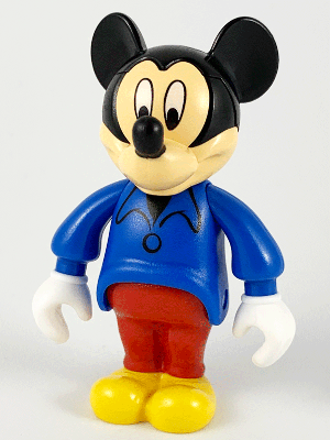 Mickey Mouse Figure with Blue Shirt, Red Pants (4141355) (mck002) product image 1, provided for visual reference and product
