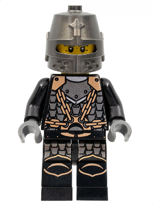 Kingdoms - Dragon Knight Scale Mail with Chains, Helmet Closed, Gray Beard (cas468) product image 1, provided for visual