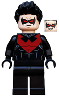 Nightwing - Red Eye Holes and Chest Symbol (sh0085) product image 1, provided for visual reference and product detail review