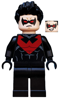 Nightwing - Red Eye Holes and Chest Symbol (sh0085) product image 1, provided for visual reference and product detail review
