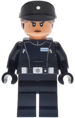 Imperial Navy Officer - Black Cap with Reddish Brown Hair (sw1465) product image 1, provided for visual reference and