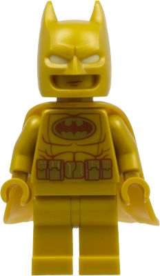 Batman - Pearl Gold Suit, Flexible Rubber Cape (sh1124) product image 1, provided for visual reference and product detail