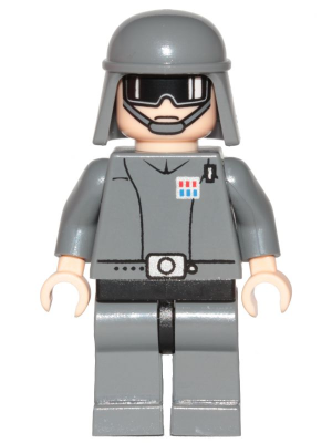 General Maximillian Veers - Officer Uniform, Dark Bluish Gray Helmet (sw0178) product image 1, provided for visual reference
