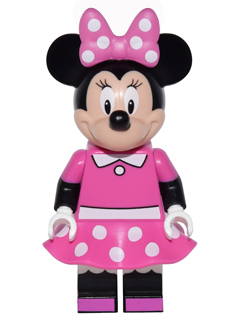 Minnie Mouse, Disney, Series 1 (Minifigure Only) (dis011) product image 1, provided for visual reference and product detail