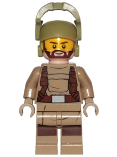 Resistance Trooper - Dark Tan Hoodie Jacket, Harness, Beard, Helmet with Chin Guard (sw0867) product image 1, provided for
