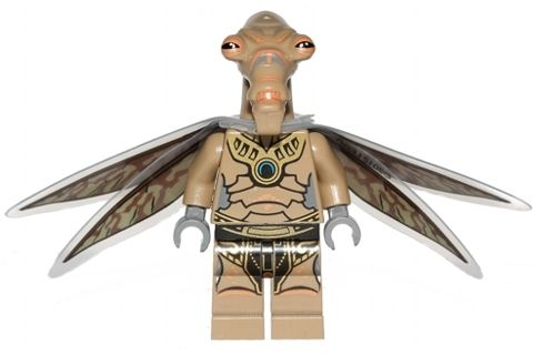 Geonosian Warrior - Dark Tan, with Wings (sw0381) product image 1, provided for visual reference and product detail review