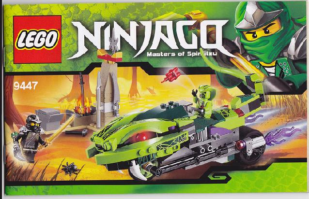 9447 Lasha's Bite Cycle (Certified) LEGO Ninjago product image 2, provided for visual reference and product detail review