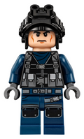 ACU Guard - Male, Black Aviator Cap with Black Night Vision Goggles, Light Nougat Head (jw036) product image 1, provided for