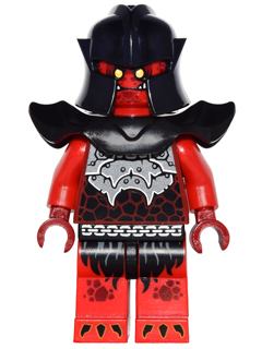 Crust Smasher - Armored Chest, Red Legs, Black Shoulder Pads Armor (nex043) product image 1, provided for visual reference