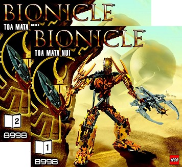 8998 Toa Mata Nui (Certified) LEGO BIONICLE product image 2, provided for visual reference and product detail review