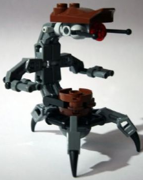 Droideka (Destroyer Droid) - Dark Bluish Gray Arms Mechanical (sw0348) product image 1, provided for visual reference and
