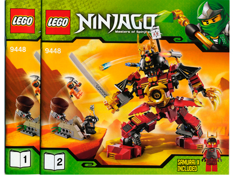 9448 Samurai Mech (Certified) LEGO Ninjago product image 2, provided for visual reference and product detail review