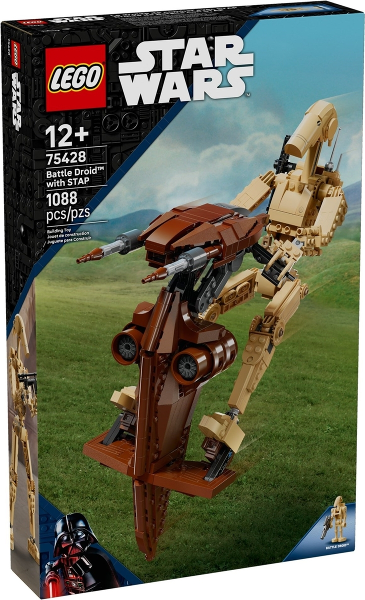 75428 Battle Droid with STAP product image 2, provided for visual reference and product detail review
