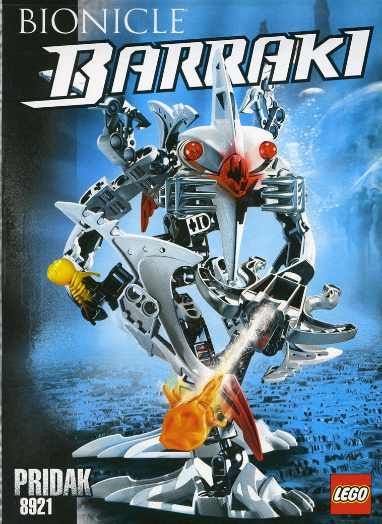 8921 Pridak (Certified) LEGO BIONICLE product image 2, provided for visual reference and product detail review