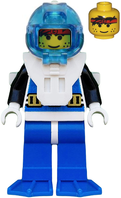 Aquanaut 1 with Blue Flippers (aqu001a) product image 1, provided for visual reference and product detail review