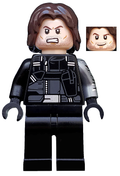 Winter Soldier - Dark Brown Hair, Black Hands (sh0257) product image 1, provided for visual reference and product detail