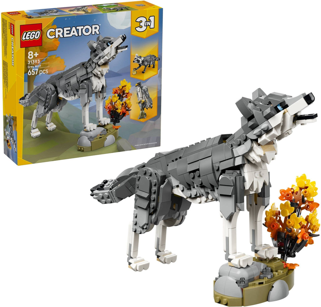 31393 Forest Animals: Gray Wolf product image 2, provided for visual reference and product detail review