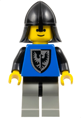 Black Falcon - Light Gray Legs with Black Hips, Black Neck-Protector (cas103) product image 1, provided for visual reference