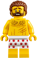 Mountain Police - Crook Male Bare Chest, White Underwear with Red Pawprints Pattern (cty0850) product image 1, provided for