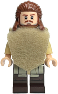 Qui-Gon Jinn - Dark Brown Legs, Poncho, Reddish Brown Beard (sw1334a) product image 1, provided for visual reference and
