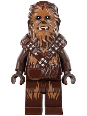 Chewbacca - Dark Brown, Medium Nougat Fur, Crossed Bandoliers (sw0922) product image 1, provided for visual reference and