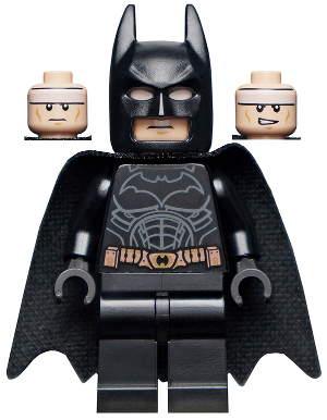 Batman - Black Suit with Copper Belt, Spongy Cape (sh0781) product image 1, provided for visual reference and product detail