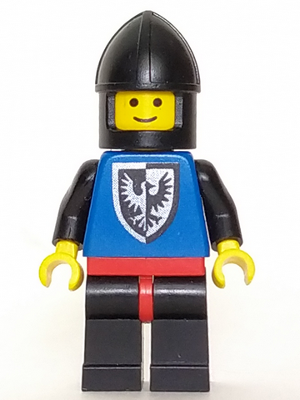 Black Falcon - Black Legs with Red Hips, Black Chin-Guard (cas098) product image 1, provided for visual reference and