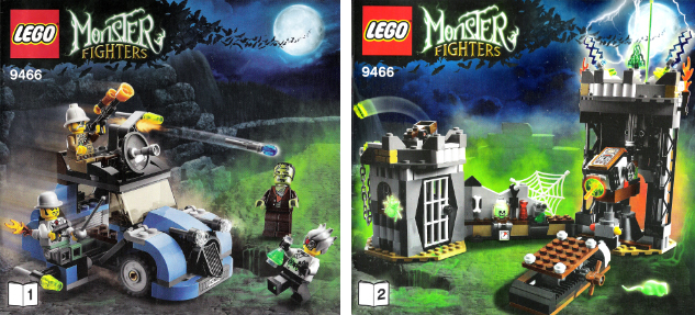 9466 The Crazy Scientist & His Monster (Certified) LEGO Monster Fighters product image 2, provided for visual reference and