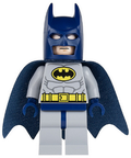 Batman - Light Bluish Gray Suit with Yellow Belt and Crest, Dark Blue Mask and Cape (Type 1 Cowl) (sh0025) product image 1,