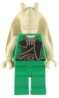 Gungan Soldier - Green Outfit, Plain Head (sw0013) product image 1, provided for visual reference and product detail review