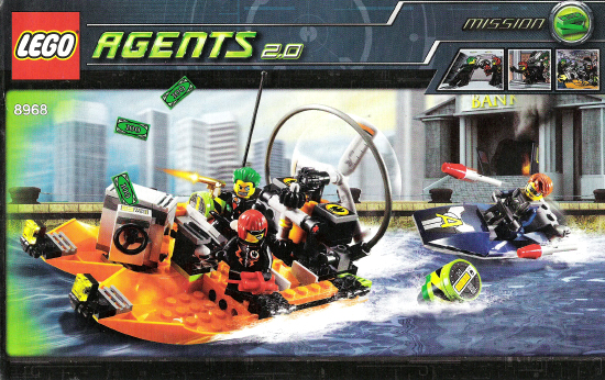 8968 River Heist (Certified) LEGO Agents product image 2, provided for visual reference and product detail review