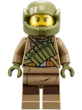 Resistance Trooper - Dark Tan Hoodie Jacket, Ammo Pouch, Stubble, Helmet with Chin Guard (sw0892) product image 1, provided
