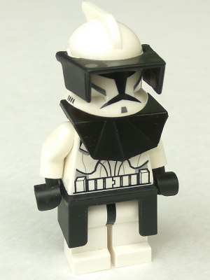 Clone Trooper (Phase 1) - Black Visor, Pauldron, and Kama, Large Eyes (sw0223) product image 1, provided for visual