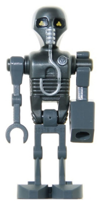 2-1B Medical Droid - Pearl Dark Gray Torso, Silver Badge with Letter 'T' Pattern (sw0282) product image 1, provided for
