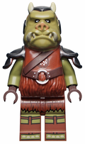 Gamorrean Guard - Olive Green, Reddish Brown Legs (sw1196) product image 1, provided for visual reference and product detail