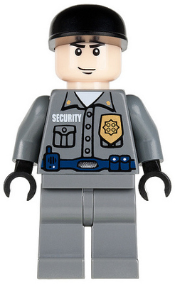 Arkham Asylum Guard - Light Nougat Head, Black Cap (bat020) product image 1, provided for visual reference and product
