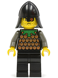 Knights Kingdom I - Robber 1, Black Neck-Protector (cas042) product image 1, provided for visual reference and product