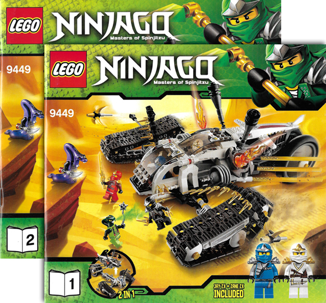 9449 Ultra Sonic Raider (Certified) LEGO Ninjago product image 2, provided for visual reference and product detail review