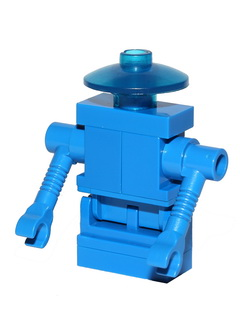 Classic Space Droid - Hinge Base, Blue with Trans-Blue Dish (sp070) product image 1, provided for visual reference and