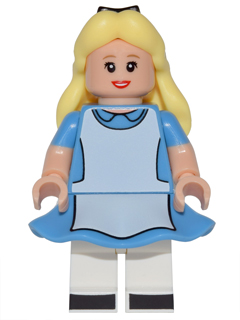 Alice, Disney, Series 1 (Minifigure Only) (dis007) product image 1, provided for visual reference and product detail review
