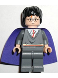 Harry Potter - Gryffindor Stripe Torso, Dark Bluish Gray Legs, Lilac Cape (hp051) product image 1, provided for visual