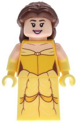 Belle - Minifigure, Dress with White Creases (idea199) product image 1, provided for visual reference and product detail